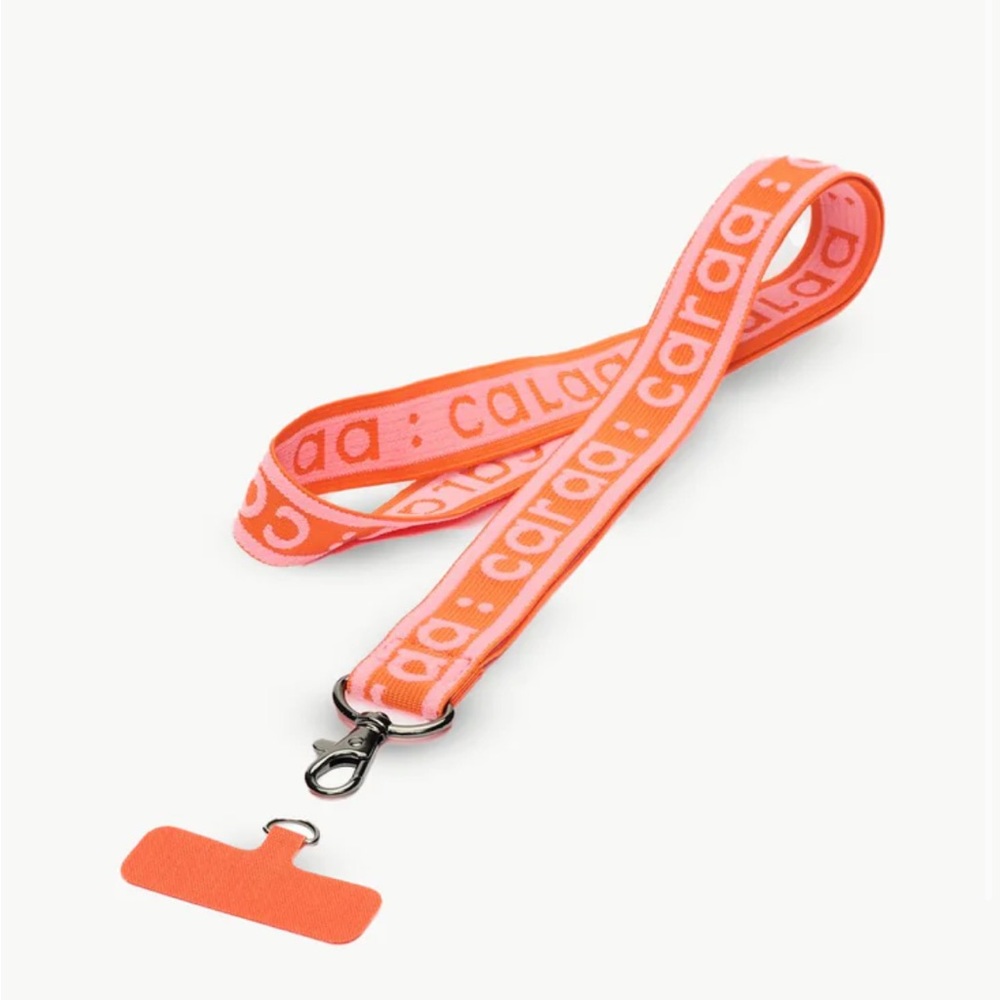 Caraa Orange and Pink Lanyard